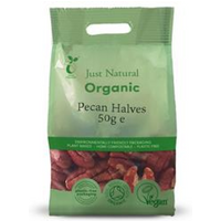 Just Natural Organic Organic Pecans Halves 50g