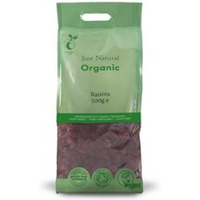 Just Natural Organic Organic Thompson Seedless Raisins 500g