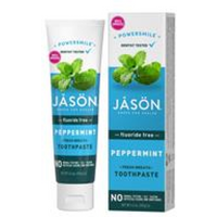 Jason Powersmile Pappermint Fresh Breath Toothpaste Fluoride Free 119g