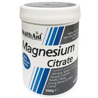 HealthAid Magnesium Citrate Vegan 200g Powder
