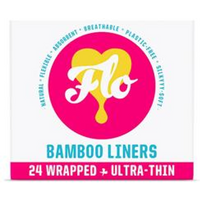 Here We Flo Bamboo Liners Wrapped (24 pads)