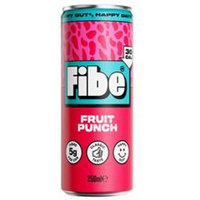 Fibe Soda Fibe Prebiotic Soda Fruit Punch 250ml
