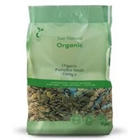 Just Natural Organic Organic Pumpkin Seeds 1000g