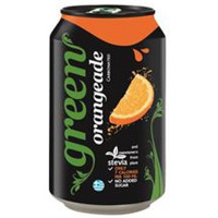 Green Cola Green Orangeade Can 330ml