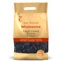 Just Natural Wholesome Carob Coated Raisins 250g