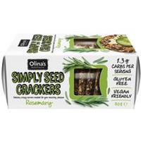 Olinas Bakehouse Gluten Free Rosemary Seed Crackers 80g