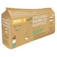 Beaming Baby Organic Bamboo Nappies Size 1 (2-6 kg 32 nappies)