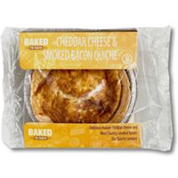 Baked to Taste Gluten Free Smoked Bacon and Mature Cheddar Quiche 160g