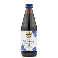 Biona Organic Blueberry Juice Pure 100% 330ml