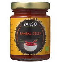 Yakso Organic Spicy Sambal Vegan 100g