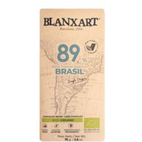Blanxart BLANXART Premium Organic & Vegan 89% BRASIL Chocolate Bar 75g