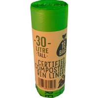 Eco Green Living Eco Green Living Certified Compostable 30L Bin Bags