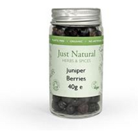 Just Natural Herbs Organic Juniper Berries (Glass Jar) 40g