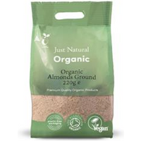 Just Natural Organic Organic Almonds Ground 220g