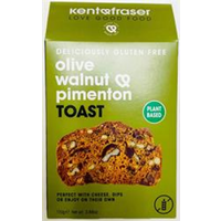 Kent and Fraser Gluten-Free Vegan Olive Walnut Pimenton Toast 110g