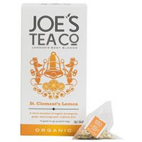 Joes Tea Company St. Clement's Lemon - 15 biodegradable pyramid bags