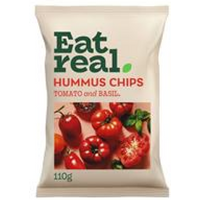 Eat Real Eat Real Hummus Chips Tomato & Basil 110g