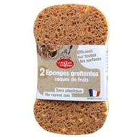 Food Alive 100 % plastic free 2 Plants and Nuts Scourer Sponge