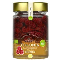 Colonia Colonia Organic Raspberries in Acacia Honey 420g
