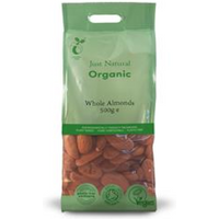 Just Natural Organic Organic Almonds Whole 500g