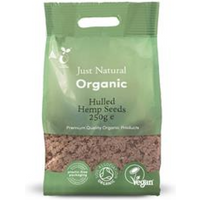 Just Natural Organic Organic Hemp Seeds Hulled 250g