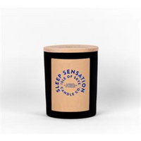 Isle of Skye Sleep Sensation Black Natural Wax Candle 9.5cm x 8cm x 8cm