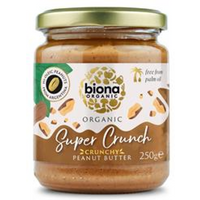 Biona Biona Hi Oleic Super Crunch Peanut Butter Organic 250g