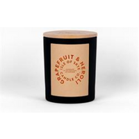 Isle of Skye Grapefruit & Neroli Black Candle 9.5cm x 8cm x 8cm