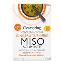 Clearspring Organic Japanese Ginger & Turmeric Instant Miso Soup 60g