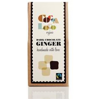 Cocoa Loco Organic F/T Dark Chocolate Ginger 100g