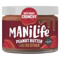 Manilife ManiLife Deep Roast Crunchy Peanut Butter - 275g Jar