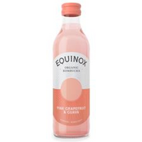 Equinox Kombucha Organic Kombucha Pink Grapefruit Guava 275ml