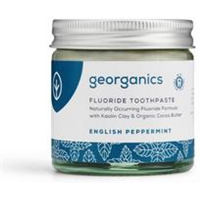 Georganics Natural Mineral Fluroide Toothpaste - Peppermint 60ml