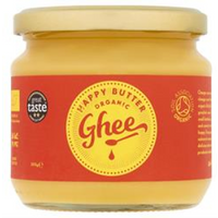 Happy Butter Artisan Organic UK Ghee 300g Jar