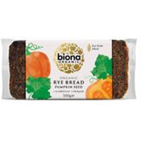 Biona Organic Rye Bread - Pumpkin Seed - 500g