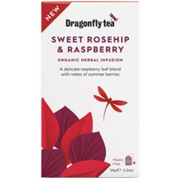 Dragonfly Tea Dragonfly Sweet Rosehip & Raspberry Organic Herbal Tea 20 bag