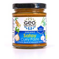 Geo Organics Pastes - Organic Indonesian Satay Curry Paste 180g