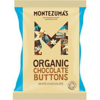 Montezumas Chocolate Organic White Chocolate Buttons 120g