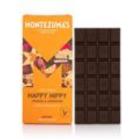 Montezumas Chocolate Happy Hippy 74% Dark Organic with Orange & Geranium 90g