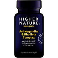 Higher Nature Ashwagandha & Rhodiola Comlex 30 Capsules