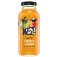 Flawsome! Flawsome Apple & Mango Cold-Pressed Juice Glass 250ml