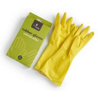 Ecoliving Ecoliving Natural Latex Rubber Gloves - Medium - 1 Pair