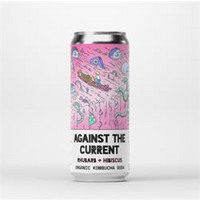 Counter Culture Rhubarb + Hibiscus Organic Kombucha Soda 330ml