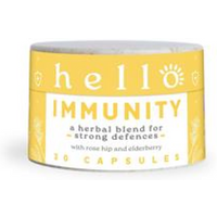 Hello Wellness Hello Immunity natural daily support 400mg 30 caps