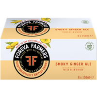 Foreva Farmers Foreva Farmers Smoky Ginger Ale Multipack 8x150ml