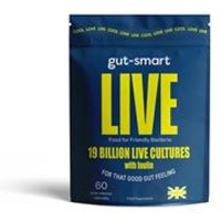 gut-smart LIVE 19 Billion Live Cultures with Inulin. 60 pack