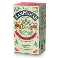 Hampstead Tea Hampstead Organic Green tea with Raspberry 20 tea bags
