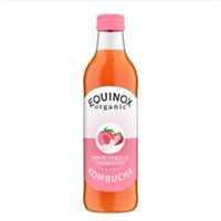 Equinox Kombucha Equinox White Peach & Strawberry Kombucha 275ml