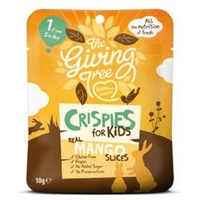 Giving Tree Snacks Freeze Dried Crispies for Kids Mango 10g