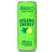Brio Mate BRIO MATE Organic Energy Drink Mint & Lemon 250ml